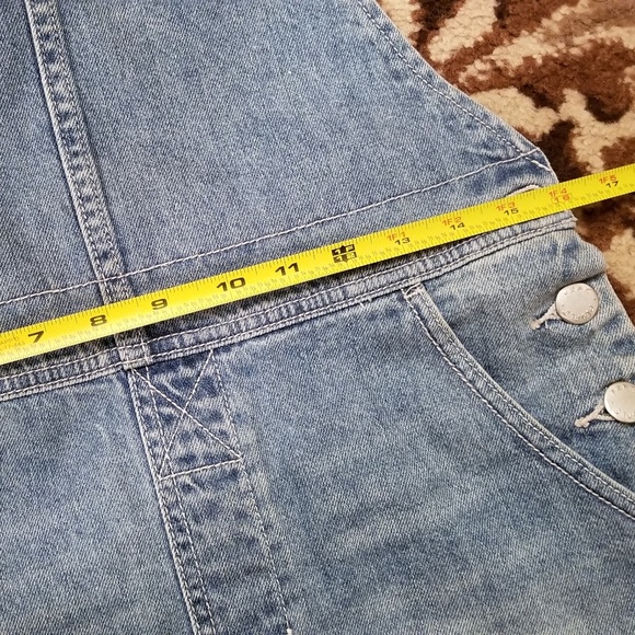 *SOLD*SOLD* Free People Distressed Denim Jumper - Picture 7 of 7